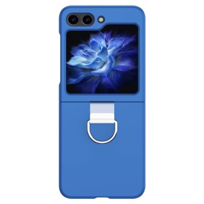 Samsung Galaxy Flip7 FE / Flip6 „Ring“ plastikust tumesinist korpus - taga | Priedai.lt