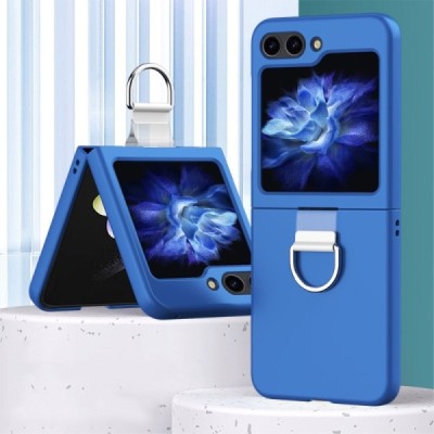 Samsung Galaxy Flip7 FE / Flip6 „Ring“ plastikust tumesinist korpus - taga | Priedai.lt