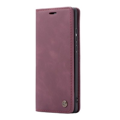 Xiaomi Poco F2 Pro CaseMe Retro tahke nahk kaaned - burgundia | Priedai.lt