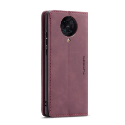 Xiaomi Poco F2 Pro CaseMe Retro tahke nahk kaaned - burgundia | Priedai.lt