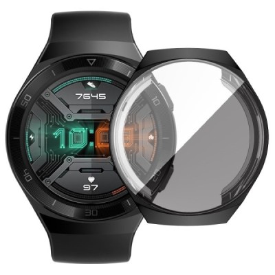 Huawei Watch GT 2e nutikella kõvast silikoonist (TPU) korpus - must | Priedai.lt