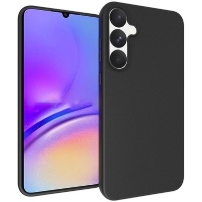 Samsung Galaxy A35 5G (SM-A356E) kõva silikoon (TPU) tagakaane must - ümbris | Priedai.lt