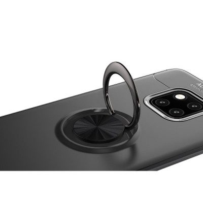 Huawei Mate 20 Pro "FOCUS" Kickstand Kõva silikoon (TPU) must kaaned | Priedai.lt