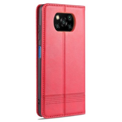 "AZNS" Retro Xiaomi Poco X3 tahke kaaned, ümbris – punane | Priedai.lt
