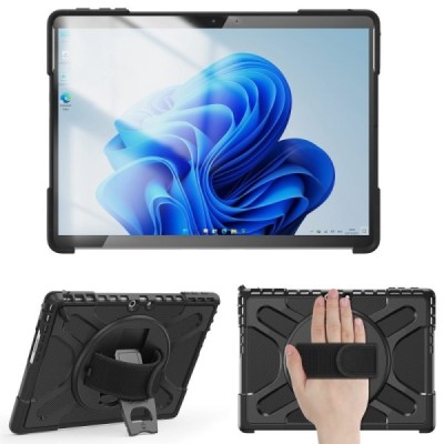 Microsoft Surface Pro 11, 10, 9 Tugevdatud turvalisus (360°) kaaned - must | Priedai.lt
