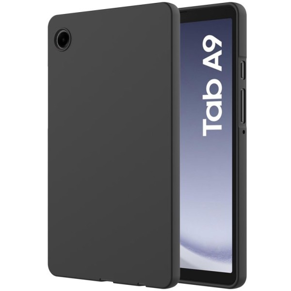 "Shell" Kõva silikoon (TPU) kaaned - must (Galaxy Tab A9)
