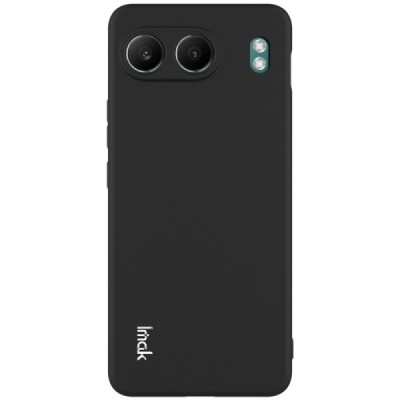 OnePlus Nord 4 „Imak“ kõvast silikoonist TPU must ümbris - taga | Priedai.lt