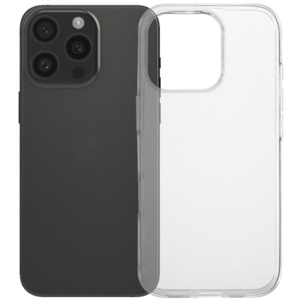 Kõva silikoon (TPU) ümbris – läbipaistev (iPhone 16 Pro)