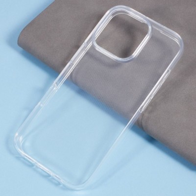 Apple iPhone 16 Pro kõva silikoon (TPU) tagakaane läbipaistev - ümbris | Priedai.lt