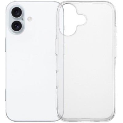 Apple iPhone 16 Plus kõva silikoon (TPU) tagakaane läbipaistev - ümbris | Priedai.lt