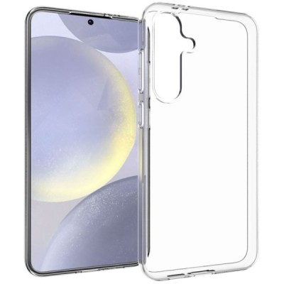 Samsung Galaxy S24 FE (SM-S721) kõva silikoon (TPU) tagakaane läbipaistev - ümbris | Priedai.lt