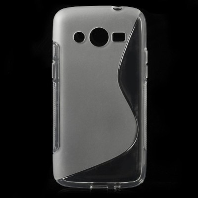 Samsung Galaxy Core LTE G386 kieto silikono tpu skaidrus (permatomas) dėklas - nugarėlė / Priedai.lt