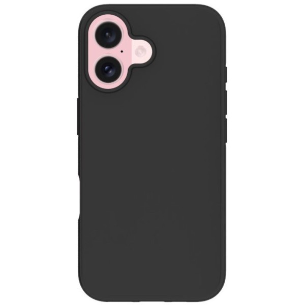 Kõva silikoon (TPU) ümbris – must (iPhone 16)