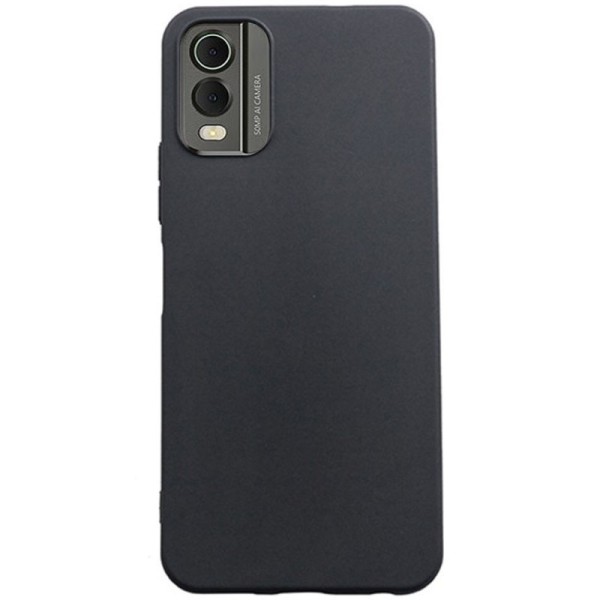 Kõva silikoon (TPU) ümbris – must (Nokia C32)