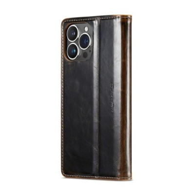 Apple iPhone 16 Pro CaseMe Leather tahke nahk kaaned - pruun | Priedai.lt