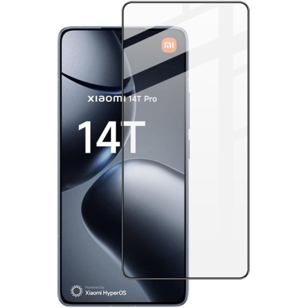 "Imak" Tempered Glass täielik katvus kaitsev ekraaniklaas 0.2 mm - must (Xiaomi 14T / 14T Pro)