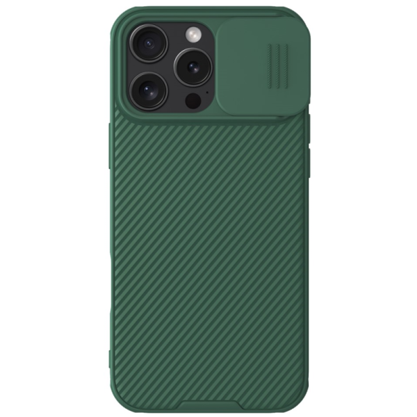 "Nillkin" CamShield Pro Magnetic ümbris - roheline (iPhone 16 Pro)