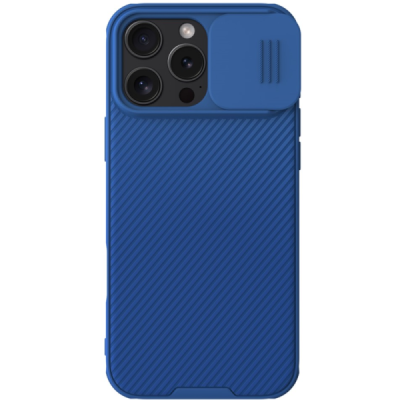 Apple iPhone 16 Pro Max "Nillkin" CamShield Pro Magnetic sinine ümbris, kaaned | Priedai.lt