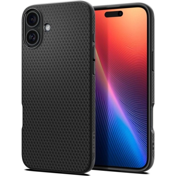 "Spigen" Liquid Air kaaned - must (iPhone 16 Plus)