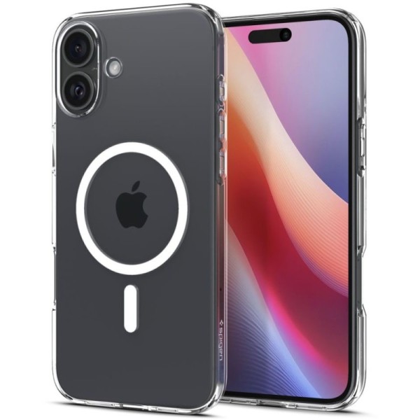 "Spigen" Liquid Crystal MagFit kaaned - läbipaistev (iPhone 16)