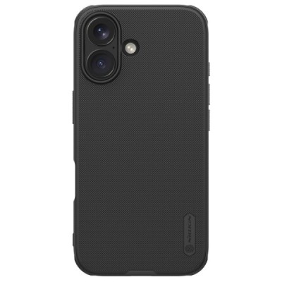 Apple iPhone 16 "Nillkin" Frosted Shield Pro Magnetic must korpus, taga | Priedai.lt