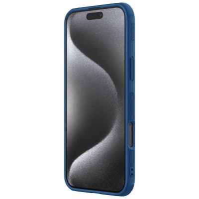Apple iPhone 16 Pro "Nillkin" Frosted Shield Pro Magnetic sinine korpus, taga | Priedai.lt