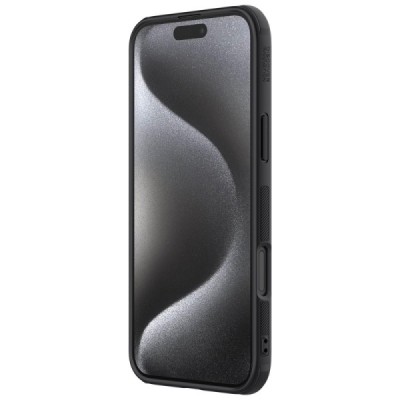 Apple iPhone 16 Pro Max "Nillkin" Frosted Shield Pro Magnetic must korpus, taga | Priedai.lt