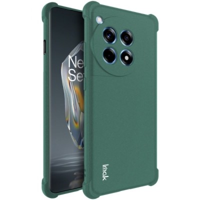 OnePlus 12R 5G (Ace 3) "Imak" tugevdatud kaitse kõva silikoon TPU roheline ümbris - tagakülg | Priedai.lt