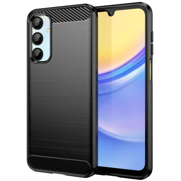 "Carbon" kõva silikoon (TPU) ümbris – must (Galaxy A16)