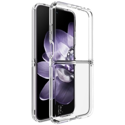 Xiaomi Mix Flip 5G "Imak" kõva silikoonist TPU läbipaistev ümbris - taga | Priedai.lt