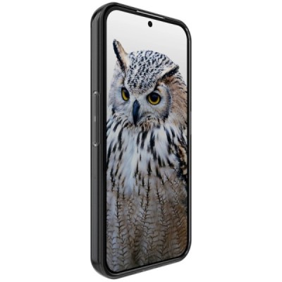 Nothing Phone 2a (2a Plus) "Imak" kõva silikoon TPU läbipaistev, hall ümbris - tagakülg | Priedai.lt