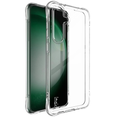 Samsung Galaxy S24 FE "Imak" tugevdatud kaitse kõva silikoon TPU läbipaistev ümbris - tagakülg | Priedai.lt