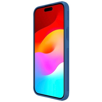 Apple iPhone 15 Plus „Nillkin“ Frosted Shield Pro mėlynas dėklas - nugarėlė | Priedai.lt