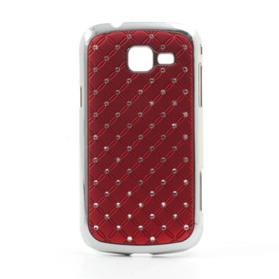 Samsung Galaxy Trend II S7570 elegantiškas raudonas dėklas su blizgučiais / Priedai.lt