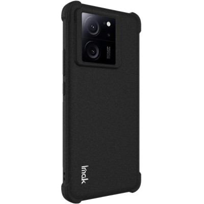Xiaomi 13T (13T Pro) Imak sustiprintos apsaugos kieto silikono TPU juodas dėklas - nugarėlė | Priedai.lt