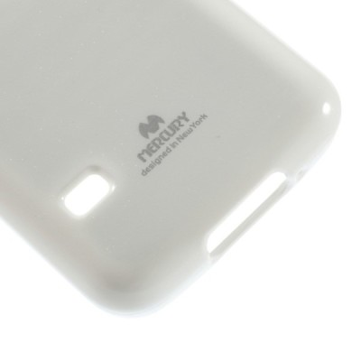 Samsung Galaxy S5 mini G800 baltas Mercury TPU kieto silikono dėklas / Priedai.lt