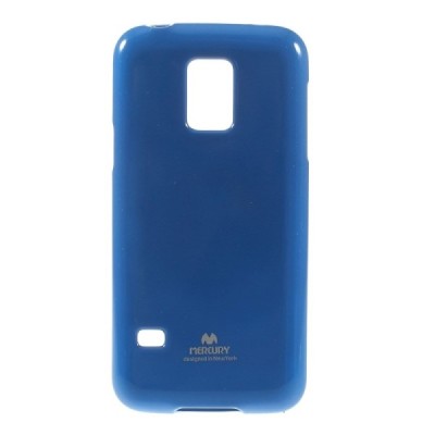 Samsung Galaxy S5 mini G800 tamsiai mėlynas Mercury TPU kieto silikono dėklas / Priedai.lt