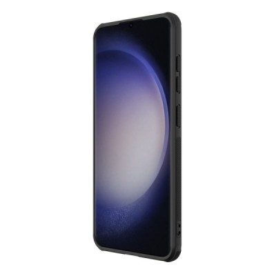 Samsung Galaxy S24 (SM-S921) „Nillkin“ Frosted Shield Pro juodas dėklas - nugarėlė | Priedai.lt