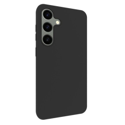 Samsung Galaxy S24 (SM-S921) kieto silikono TPU juodas dėklas - nugarėlė | Priedai.lt
