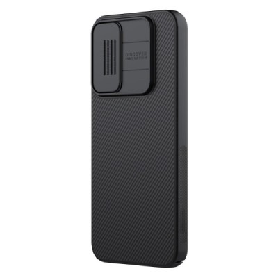 Samsung Galaxy A25 (SM-A256) „Nillkin“ CamShield juodas dėklas, nugarėlė su kameros apsauga | Priedai.lt
