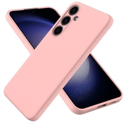 Samsung Galaxy S24 (SM-S921) Shell kieto silikono (TPU) dėklas rožinis - nugarėlė | Priedai.lt