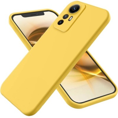 Xiaomi Redmi Note 12S Shell kieto silikono (TPU) dėklas geltonas - nugarėlė | Priedai.lt