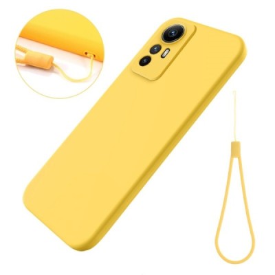 Xiaomi Redmi Note 12S Shell kieto silikono (TPU) dėklas geltonas - nugarėlė | Priedai.lt