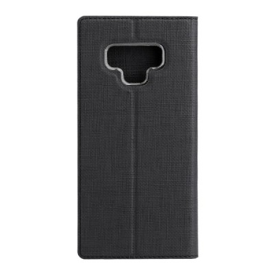Samsung Galaxy Note 9 (N960F) „Vili“ atverčiamas juodas dėklas | Priedai.lt