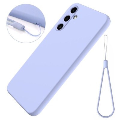 Samsung Galaxy A55 5G (SM-A556E) Shell kieto silikono (TPU) dėklas violetinis - nugarėlė | Priedai.lt
