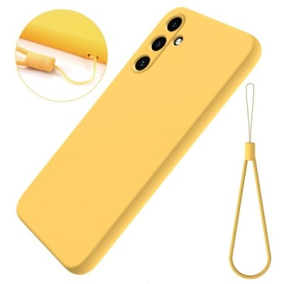 Samsung Galaxy A35 5G (SM-A356E) Shell kieto silikono (TPU) dėklas geltonas - nugarėlė | Priedai.lt