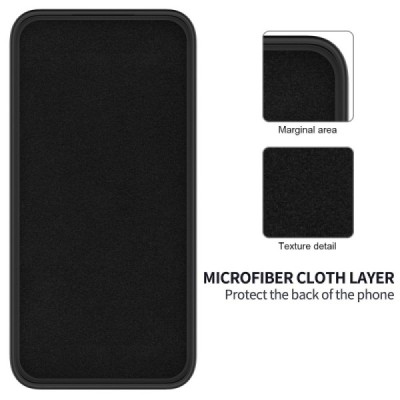 Xiaomi 14 Pro Shell kieto silikono (TPU) dėklas juodas - nugarėlė | Priedai.lt