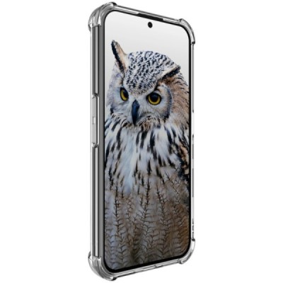 Nothing Phone 2a (2a Plus) Imak sustiprintos apsaugos kieto silikono TPU skaidrus dėklas - nugarėlė | Priedai.lt