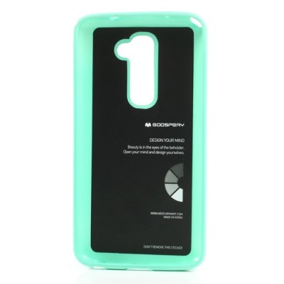 LG G2 D802 mėtinis Mercury kieto silikono (TPU) dėklas / Priedai.lt
