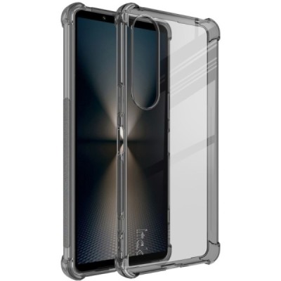 Sony Xperia 1 VI "Imak" tugevdatud kaitse kõvast silikoonist (TPU) ümbris – hall | Priedai.lt